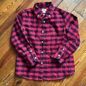 Kids CREWCUTS FLANNEL SHIRT SIZE4-5 plaid